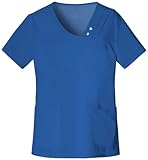 Cherokee Women's Luxe Crossover V-Neck Pintuck Top