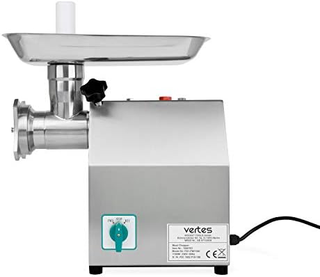 Professional Electric Meat Mincer & Sausage Maker (1100 Watt, 220 kg/Hour, High-Graded Steel, 2 Blades, 4 Perforated Discs)