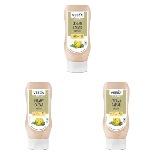 Image of Veeba Creamy Caesar Dressing, 300g (Pack of 3)