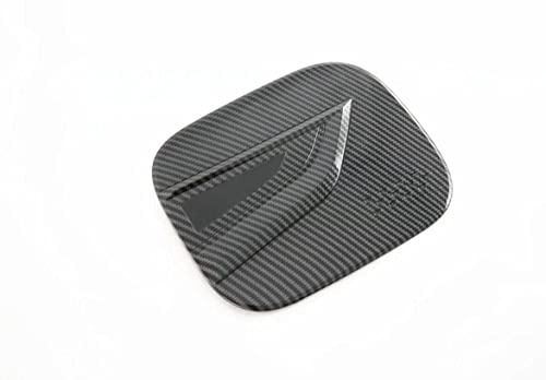 Yingchi Carbon Fiber ABS Car Fuel Gas Tank Cap Cover Gas Door Cover Trim Emblems Compatible for Toyota Highlander 2020-2021-2022-2023