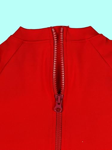 Image of KiddoPanti Boys & Girls Half Sleeve Mid Thigh Length Swim Suit