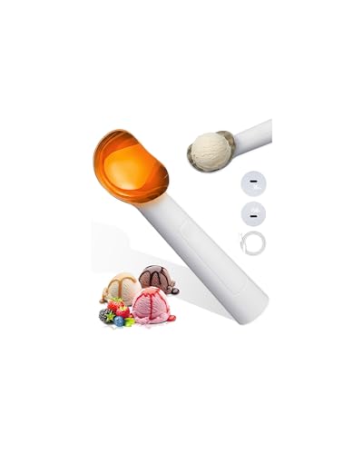 Heated Ice Cream Scoop,Rechargeable Ice Cream Scoop,Press to Heat up to 70°C/158°F, LED Display, IP67 Waterproof Icecream Scoop for Ice Cream, Gelato, or Frozen Yogurt