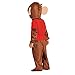 Disguise Curious George Costume for Kids, Official Curious George Costume, Toddler Size Small (2T)