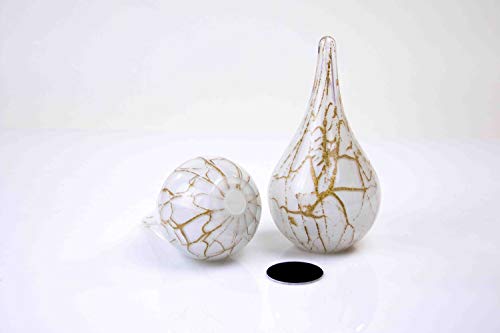 Urne funéraire blanche Loranto 15 cm : sécuriser les cendres avec art - 5