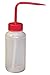 Vestil BTL-WW-8R Wide Mouth Low Density Polyethylene (LDPE) Round Squeeze Wash Bottle with Red Cap, 8 oz Capacity, Translucent