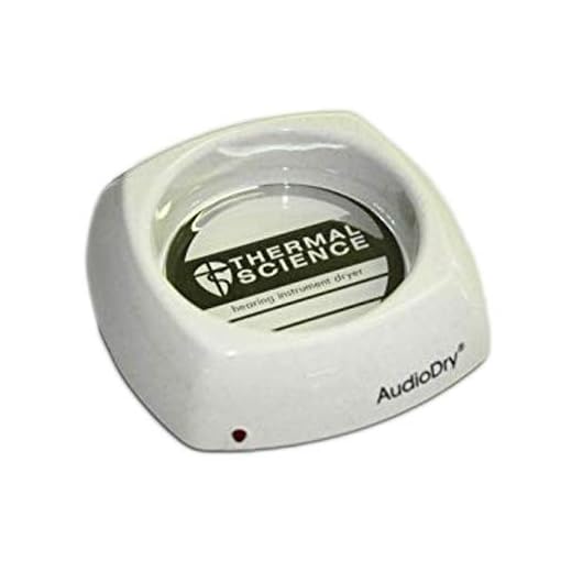 AudioDry Hearing Aid Dryer Ivory (Charcoal)