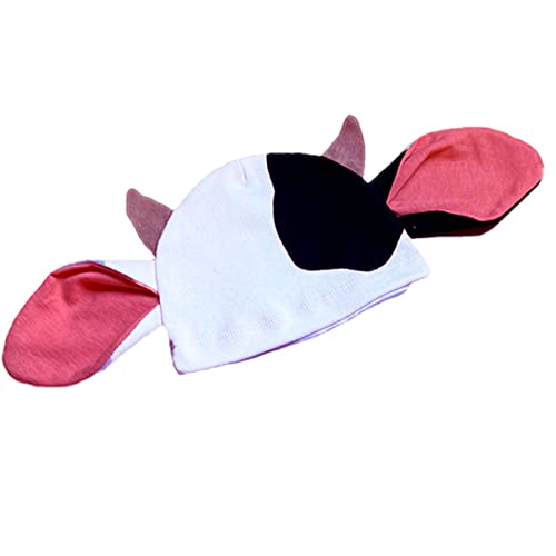 Body Bebe Estampado Vaca Vaquinha + Gorro Mesversario Unissex Cor:Branco;Tamanho:M