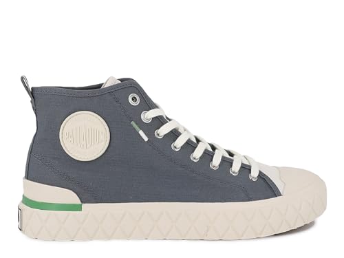 Image of Palladium Unisex Palla Ace Mid Organic Canvas Lace Up Sneaker