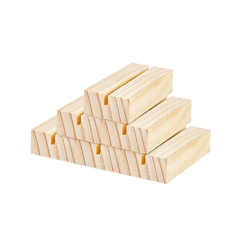 SM SunniMix 6 Pack Wreath Support Base for Arrangements, Wood Color