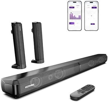 ULTIMEA 2.2ch Barra de Sonido para TV, 2 en 1 Soundbar Divisible ...