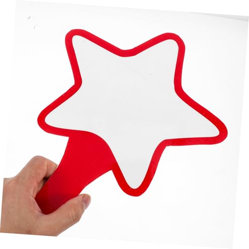 Pizarra borrable con forma de estrella roja para puntuación miniatura 3