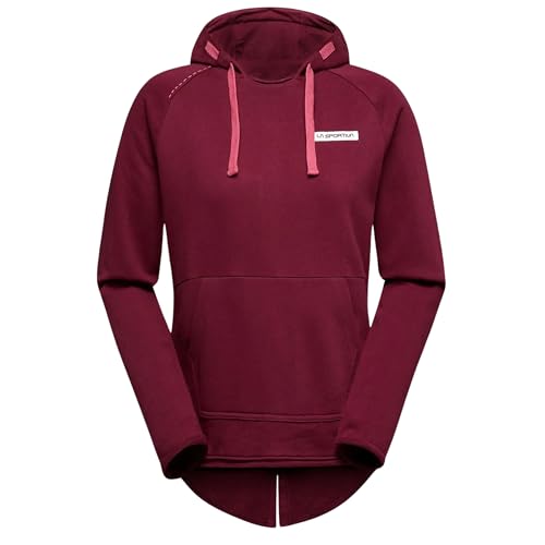 Sweat Telendos Hoodie La Sportiva femme contre le froid en escalade redwood