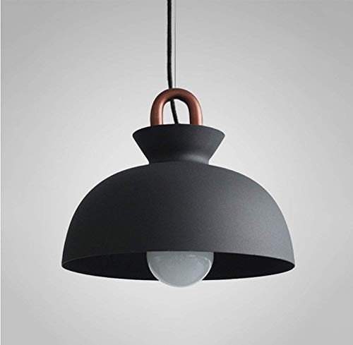 Plafonnier en fer forgé ajustable au design industriel rétro noir