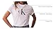 Calvin Klein Women's Monogram Logo Crewneck T-Shirt Brilliant White