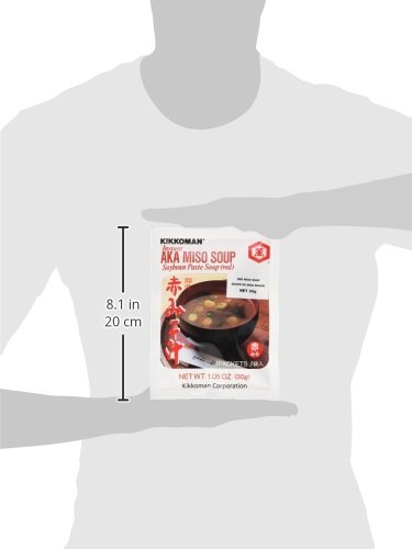Kikkoman Sopa de Miso Rojo Instantánea miniatura 4