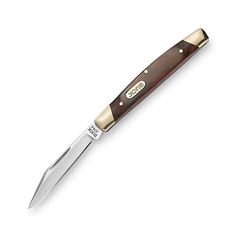 Buck Knives 379 Solo Single-Blade Folding Pocket Knife with Wood Handle Cover