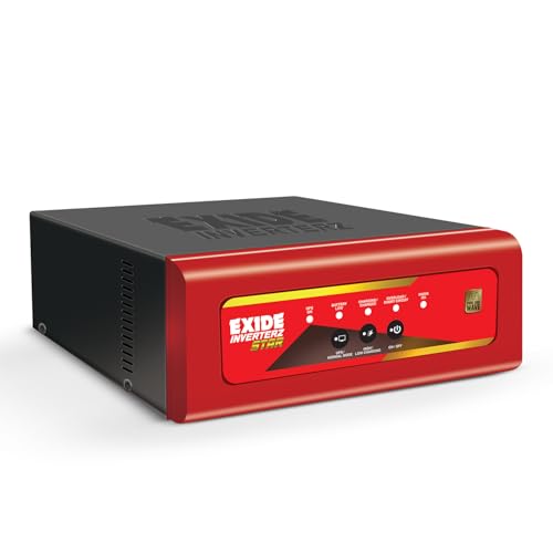 Image of EXIDE Star STAR12V1375 1375VA Pure Sine Wave Inverter | 12V Home UPS for 2-3BHK Homes | LED Display | Microcontroller-Based | 42 Month Warranty