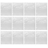 LOLIPPYY A5 Nachfüllseiten für Fotoalben 12 Transparente Fotohüllen mit Postkartentaschen Lose...