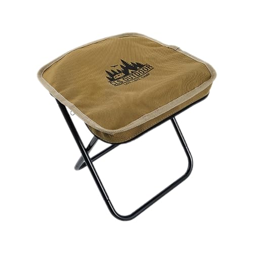 kowaku Compact Folding Chair for Camping with Carry Bag and Footrest, Khaki