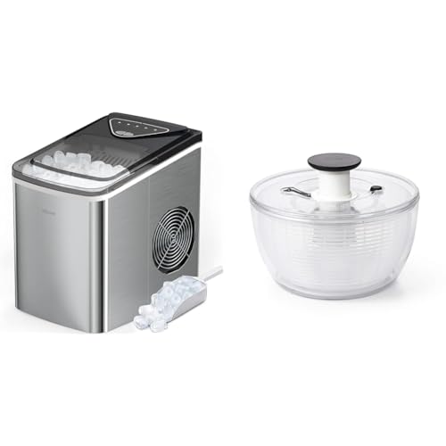 Silonn Fabricadora de Hielo Compacta de Acero Inoxidable miniatura 1