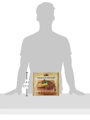 Miniatura 9 de Himalayan Chef Plato de cocina de sal de cristal natural del Himalaya 8 "x 8" X 2"