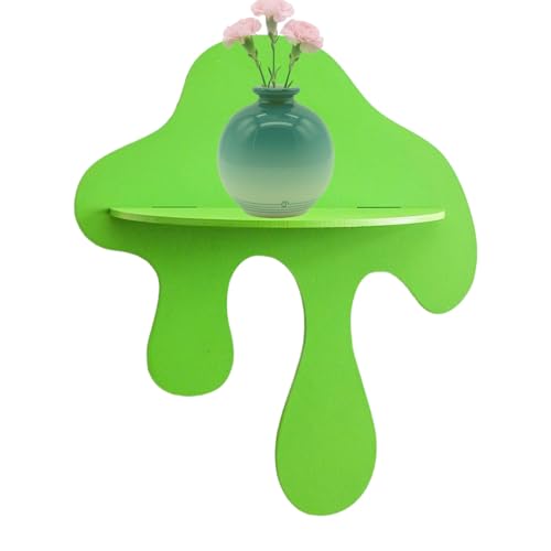 Estantes De Madera Para Pared,Lindo Estante En Forma De Gota Para Almacenamiento | Estantes Flotantes De Exposición Para Habitación De Niños | Para Casa Apartamento Habitación De Niños St