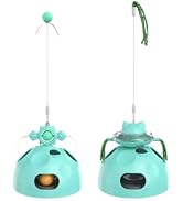 BOUSEPO Interactive Cats Toys for Indoor Cats 3 in 1 Cat Slow Food Dispenser Digging Holes Hide B...