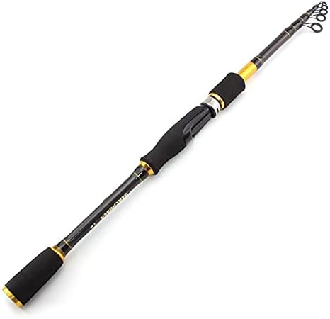 DKEKE 1.8m-2.7m M パワー ルアー 7-28g ポータブル 伸縮式 釣り竿 キャスティング スピニング フィッシュ 