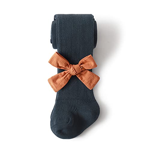 Baby Girls Cute Bow Tights Cable Knit Solid Leggings Winter Warm Stockings For Toddler Kids Cotton Seamless Pantyhose3