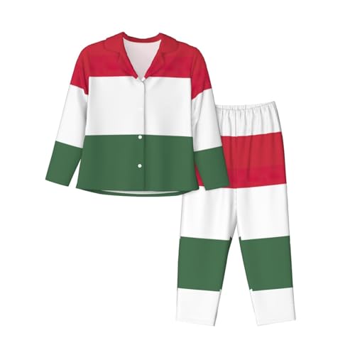 Pyjama Hongrie contre le froid nocturne avec cet ensemble de nuit 2 pièces manches longues