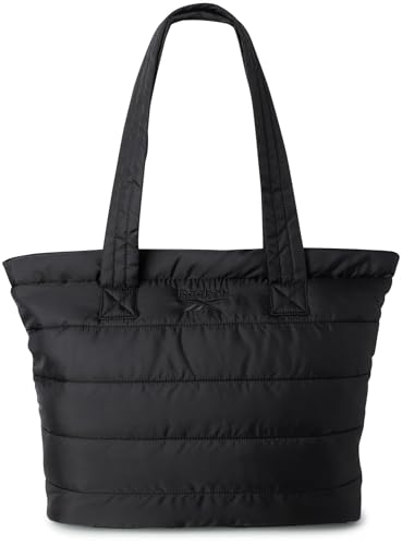 Image of Reebok Womens Tote Bag - Lightweight Carry On Puffer Quilted Tote Bag for Travel Work Travel and Daily Essentials