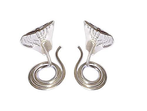 Vrindavan Beauty Products Nag Naagin Joda Snake Pair for for Vastu and Kal Sarp Dosha Remedies, Pooja, Home & Temple (Metal/Silver)