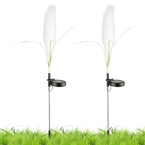 Lampe solaire étanche avec balancement par le vent pour balisage de jardin permanent