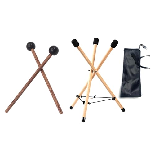Support de tambour handpan en bois massif pour percussion 10 à 15 pouces