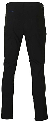 English Laundry Men's Slim Fit Stretch Flat Front Pants-Black-34 X 303