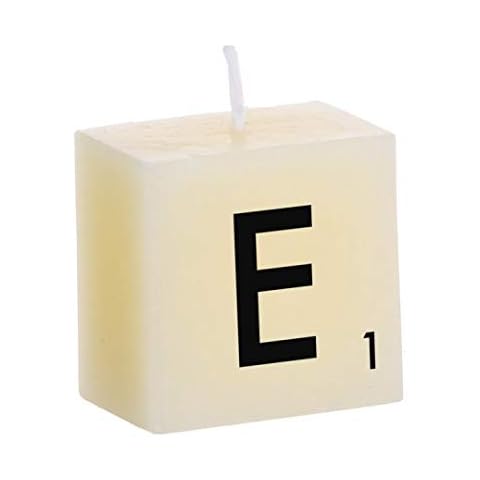 D'CASA Vela Tipo Scrabble E Letra Cover