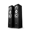 Bennett & Ross Radiant 3-Wege HiFi Standlautsprecher Paar (350W RMS, 6,5″ Tieftöner, 6,5″ Mitteltöner, 1″ Hochtöner, Bassreflex-Konstruktion, Maserung in Holzoptik) schwarz