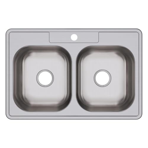 Évier double cuve Dayton acier inoxydable : finis les bacs de cuisine trop petits - 3