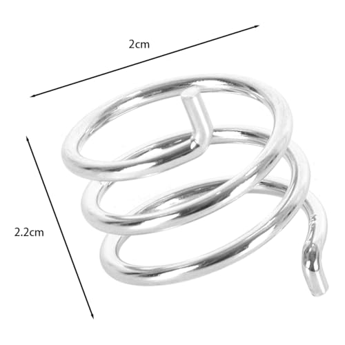 Alide 2 Stück Bremssattel-Rückholfedern, Ersatzteile, kompatibel mit Scheibenbremsenklemme BB5 BB7, Mountainbike, Rennrad, Silberstahl