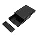 Matte Black GPS Aluminum Extruder, Industrial G Aluminum y, 45x122x160mm tronic Enclosure with Heat Dissipation for DIY i