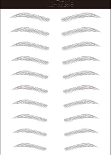 3D Stick-On Eyebrows Waterproof Lasting Eye Brow Tattoo Makeup Sticker Decal