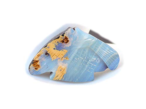 Pierre opale boulder cabochon poisson 22 carats pour matériel de fabrication de bijoux