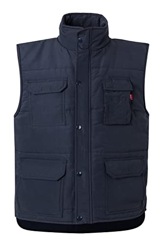 VELILLA 108; Chaleco acolchado multibolsillos; Color Azul Navy; Talla XXL