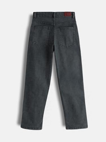 Image of Urbano Juniors Boy's Loose Baggy Fit Washed Denim Jeans Stretchable