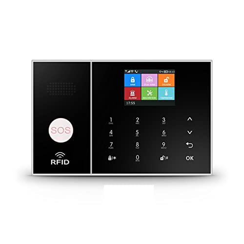 Système de sécurité domestique, 3G 4G sans fil maison alarme Tuya vie intelligente Kits d'alarme antivol système d'alarme de sécurité prise en charge télécommande(A)