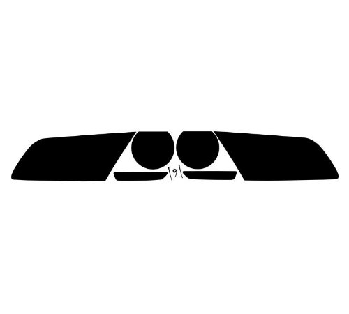 Subject 9 - Fits: Mustang Pre-cut vinyl overlay headlight PLUS tint (2013 2014) DARK