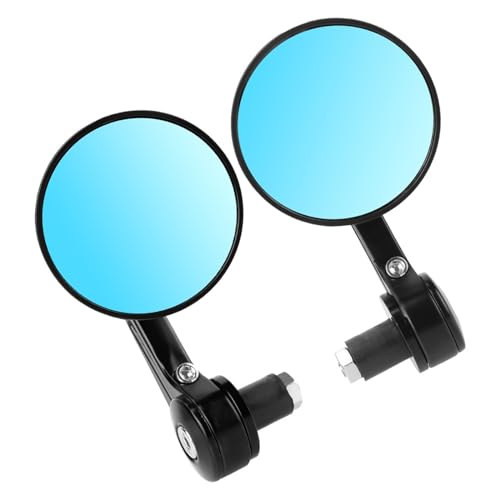 Espejos retrovisores moto redondos de 22mm para manillar de scooter y motocicletas