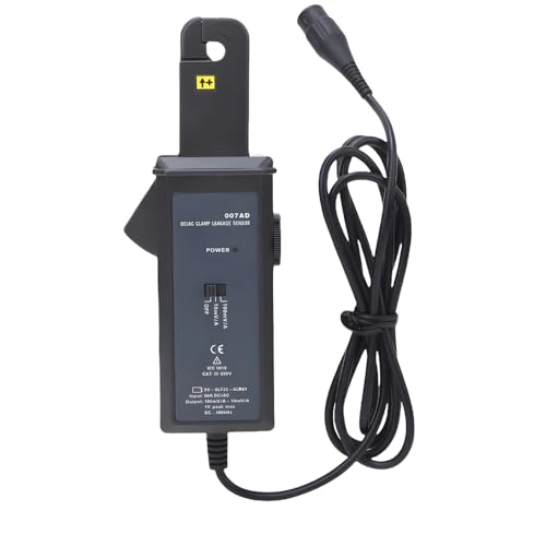 Pongnas DC/AC Clamp Leakage Sensor 60.0A Tester for Measurement, Suitable for Electric Power, Railway, and Automotive Industry with Small Size and Long
