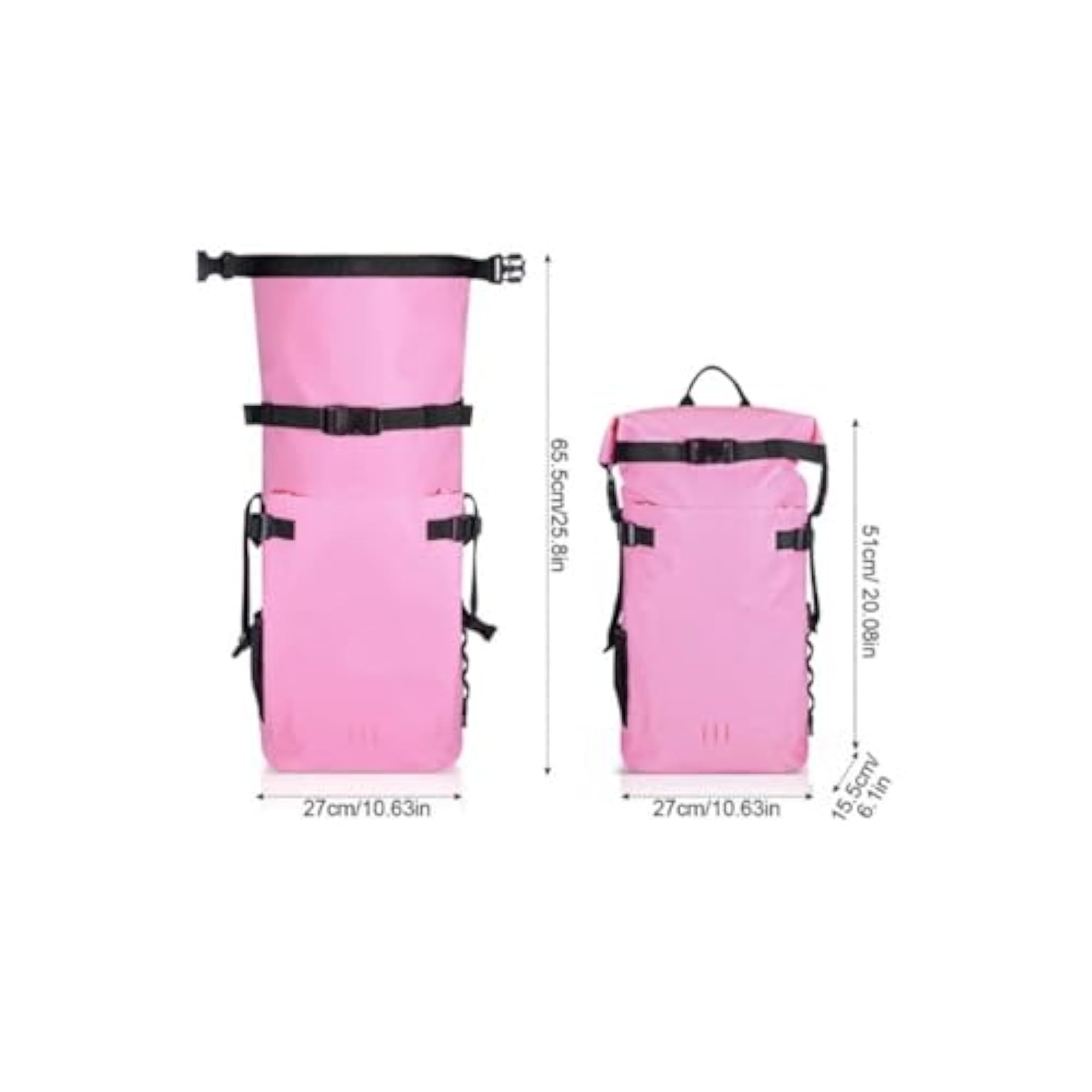 Lightweight Waterproof Backpack with Padded Shoulder Straps