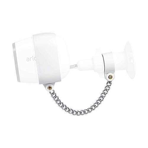 Wasserstein Anti-Theft Security Chain Compatible with Arlo Pro and Arlo Pro 2 - Extra Security for Your Arlo Camera (1-Pack, White) (Not Compatible with Arlo Ultra & Arlo Pro 3)